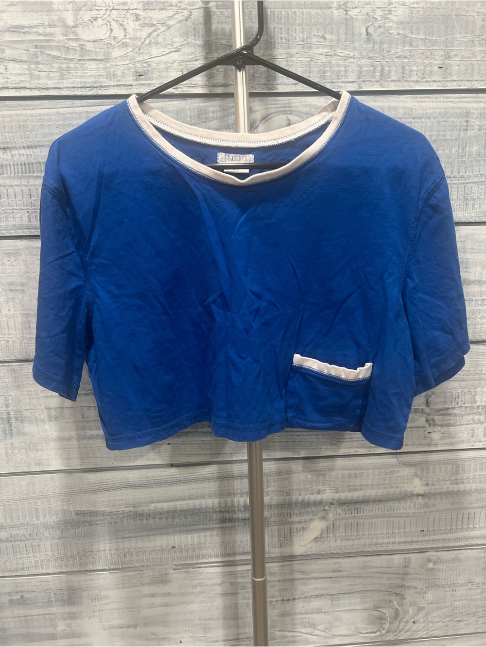 Cooperative Crop T‑Shirt with Contrast Trim